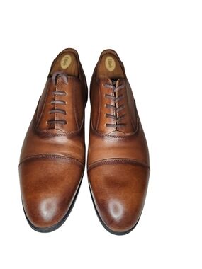PIKOLINOS MEN CAPTOE SHOES OXFORDS TAN BROWN LEATHER SIZE 45/US 11 EXCELLENT CON